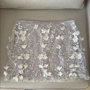 ZARA SEQUIN MINI SKIRT
